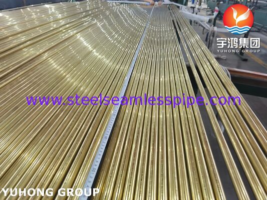 Copper Alloy Seamless Tube ASTM B111 C44300 C70600 C71500 C68700  C71640   Air cooler Radiator Condenser Application