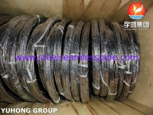 ASTM A269 TP316L Bright Annealed Stainless Steel Coiled Tube For Hydraulic Pipelines