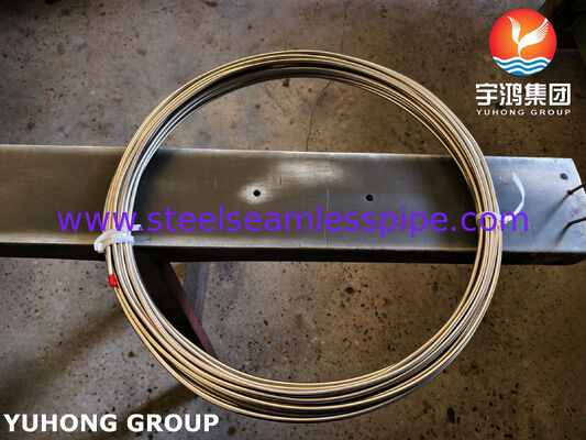 ASTM A269 TP316L Bright Annealed Stainless Steel Coiled Tube For Hydraulic Pipelines