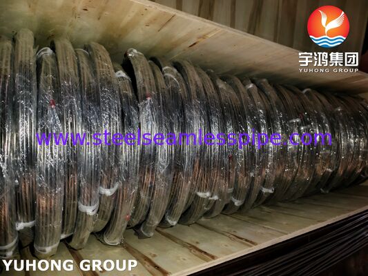 ASTM A269 TP316L Bright Annealed Stainless Steel Coiled Tube For Hydraulic Pipelines