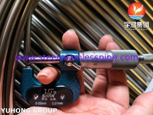 ASTM A269 TP316L Bright Annealed Stainless Steel Coiled Tube For Hydraulic Pipelines