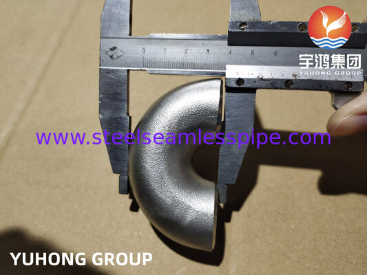 ASTM B366 HASTELLOY C22 UNS N06022 Low C-Ni-Mo-Cr Alloy Forging 180° SR Elbow Return Bend