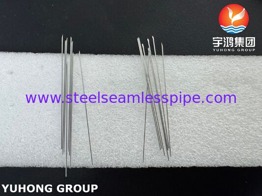 SUS304 26G Medical Grade Stainless Steel Back Cut Needle Tube For EMG Needles ISO9626
