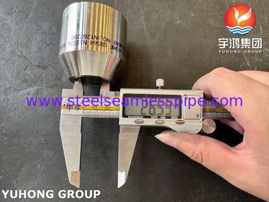 NICKLE ALLOY STEEL FORGED FITTING ASME SB564 N10276 BOSS B16.11 MSS SP-97