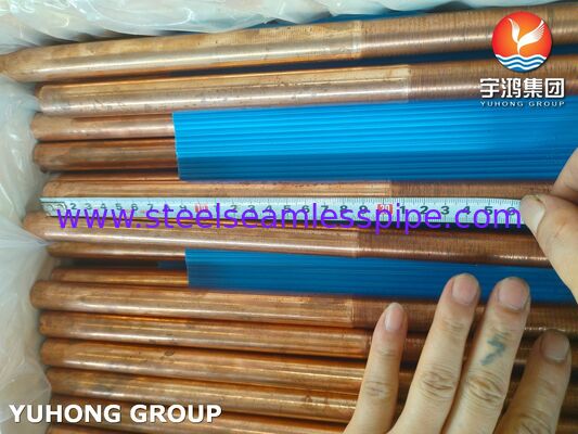 ASTM B111 C12200 Copper Seamless Tube for Heat Exchanger And Condenser