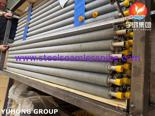 EN10217-7 1.4310 Extruded Finned Tubes for Shell and Tube Heat Exchangers