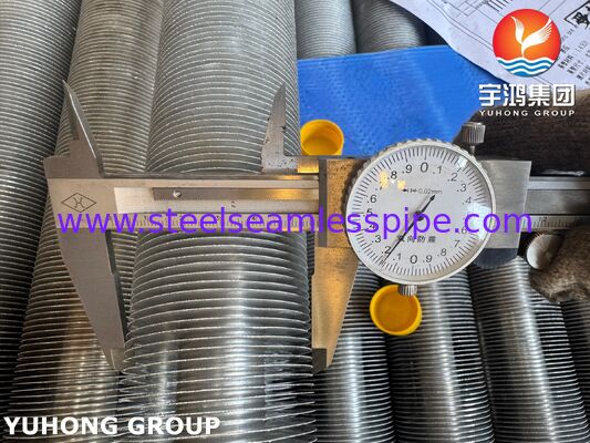 EN10217-7 1.4310 Extruded Finned Tubes for Shell and Tube Heat Exchangers