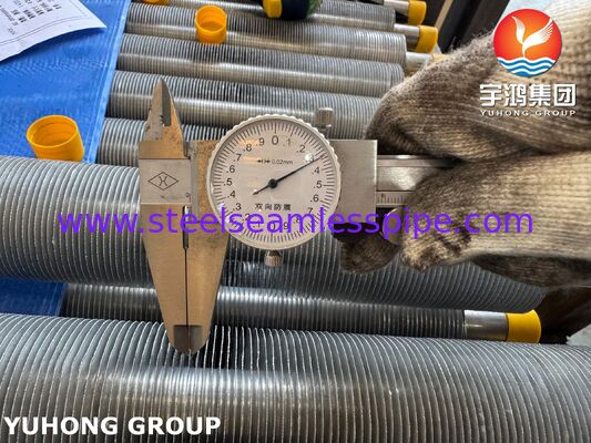 EN10217-7 1.4310 Extruded Finned Tubes for Shell and Tube Heat Exchangers