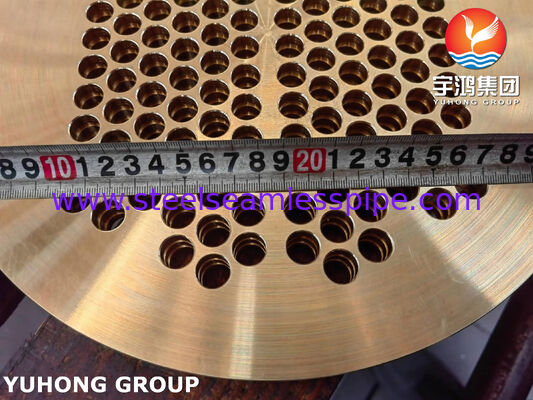 ASME SB171 C46400 Tube Sheet for Heat Exchanger, Air Cooler & Pressure Vessel