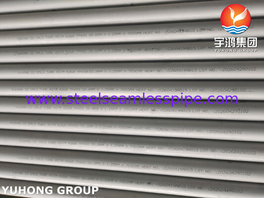 ASTM A268 TP430 , UNS S43000 Stainless Steel Seamless Tube For Heat Exchanger Tube