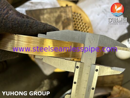 ASTM B171 C46400 Naval Brass Tubesheet For Heat Exchanger Condenser