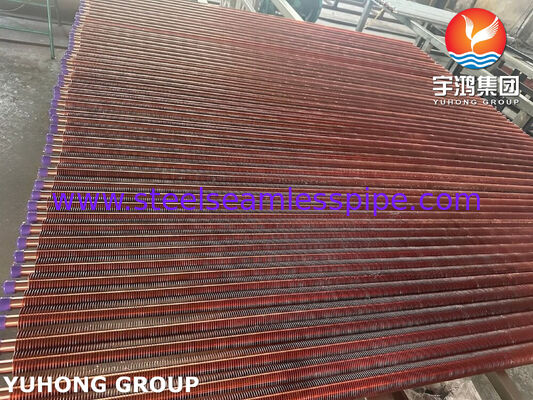 ASTM B111 C70600 Extruded Finned Tubes for Marine Heat Exchanger