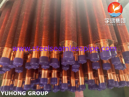 ASTM B111 C70600 Extruded Finned Tubes for Marine Heat Exchanger