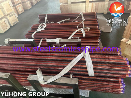 ASTM B111 C70600 Extruded Finned Tubes for Marine Heat Exchanger
