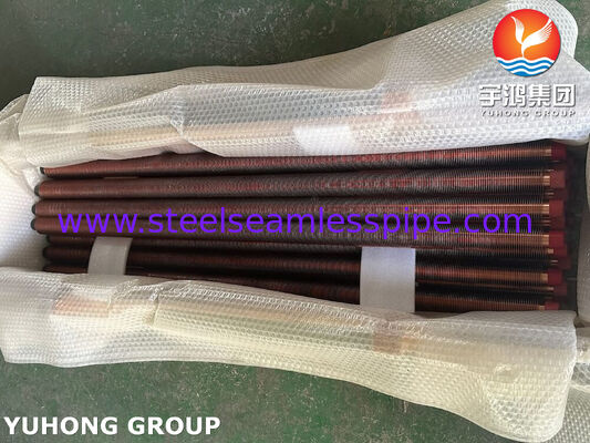 ASTM B111 C70600 Extruded Finned Tubes for Marine Heat Exchanger