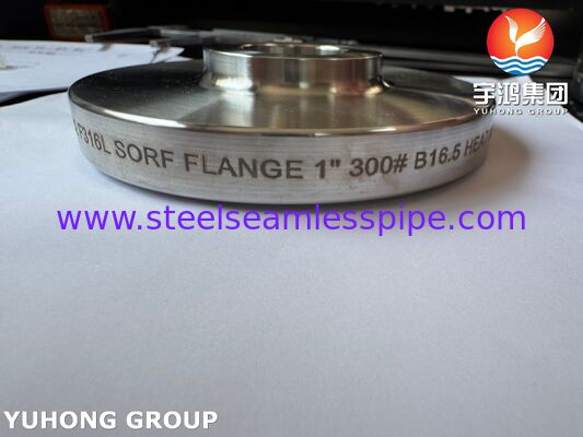 ASTM A182 F316L Stainless Steel Flange Low Carbon Corrosion Resistant for Chemical Marine