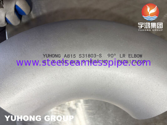 ASTM A815 S31803 Duplex Stainless Steel 90 Degree Long Radius Elbow
