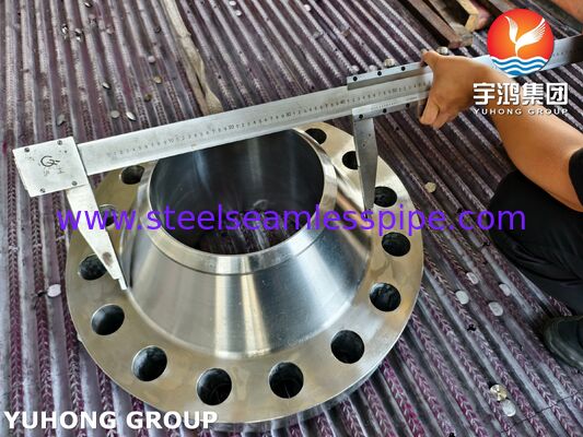 ASTM A182 F347 Weld Neck Flange / EN 1.4550 Stainless Steel Flange WNRTJ Flange