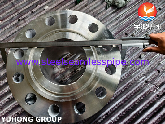 ASTM A182 F347 Weld Neck Flange / EN 1.4550 Stainless Steel Flange WNRTJ Flange