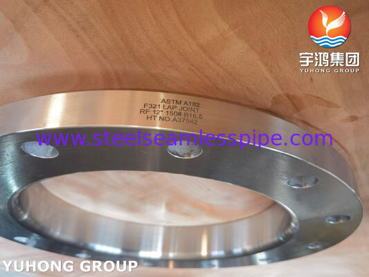 ASTM A182 F321 Lap Joint Flange LTF Flange EN 1.4541 / 08Х18Н10Т Stainless Steel Flanges