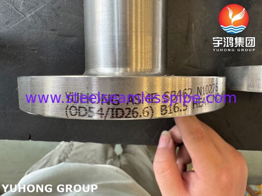 ASME SB462 UNS N10276 LWN Flange ASME B16.5 Hastelloy C276 Long Weld Neck Flange