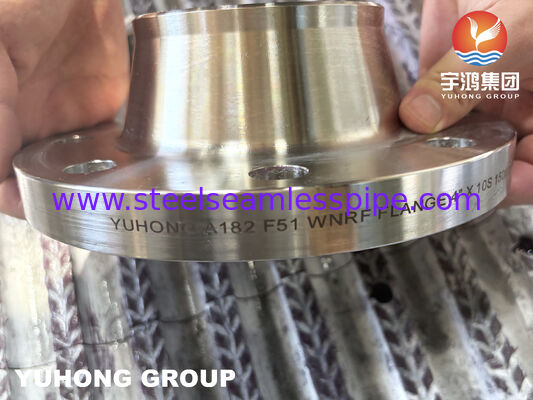 A182 F51 S31803 / S32205 Duplex Stainless Steel Welding Neck WNRF Flange