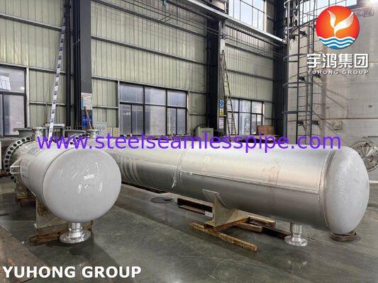 TEMA BEM Shell and Tube Heat Exchanger ASME SA240 316 Stainless Steel Heat Exchanger Tube Bundle