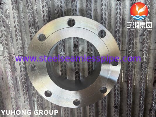 ASTM A182 F51 Duplex Stainless Steel Weld Neck RF Flange for Pressure Piping