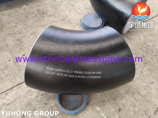 ASTM A234 WP9 CL.1 Alloy Steel Elbow for High Temperature Boiler and Piping Systems