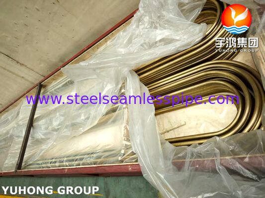 ASTM B111 C44300 Admiralty Brass Precision U Bend Tube for Condensers and Heat Exchangers