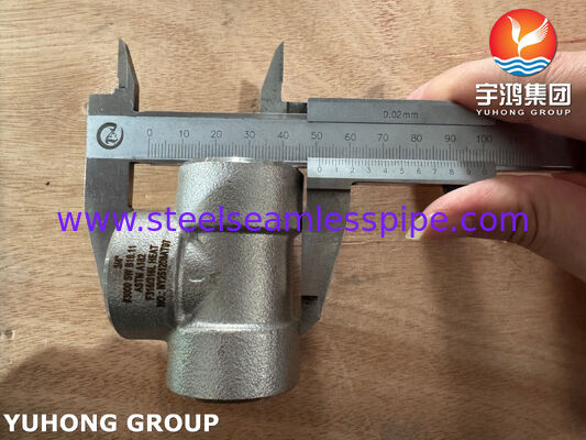 ASTM A182 F316L Stainless Steel Socket Weld Fittings B16.11 Forged Fittings SW Equal Tee