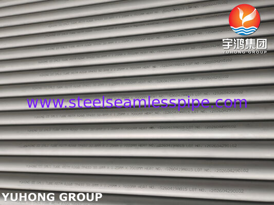ASTM A268 TP430 1.4016 Seamless Stainless Steel Tube For Heat Exchanger