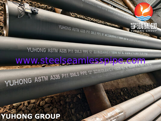 ASTM A335 / ASME SA335 P11 Seamless Alloy Steel Pipe For Hydrocracking Furnace