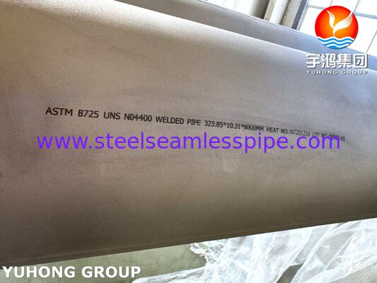 ASTM B725 Monel 400 Nickel Alloy Welded Pipe with Corrosion Resistance and Customized Dimensions