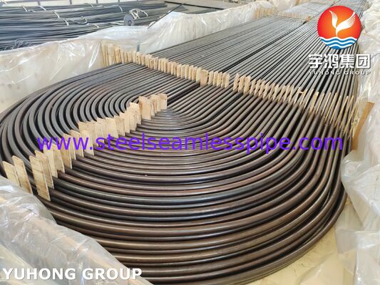 Heat Exchanger Tube ASME SA179 Seamless Carbon Steel U Bend Tube For Oil Refinery