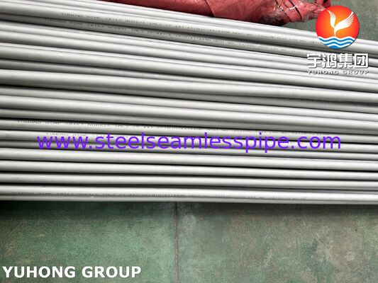 ASME SB163 Incoloy 825 Seamless Nickel Alloy Heat Exchanger Tube with Solution Annealed and Corrosion Resistant Properties for Customized Applications