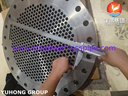 ASTM A182 F316Ti UNS S31635 Forged Stainless Steel Tubesheet for Heat Exchanger