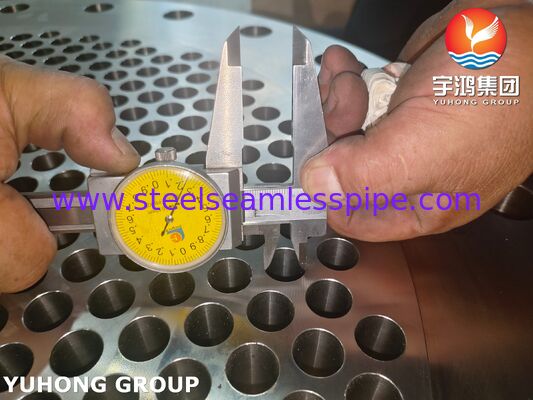 ASTM A182 F316Ti UNS S31635 Forged Stainless Steel Tubesheet for Heat Exchanger