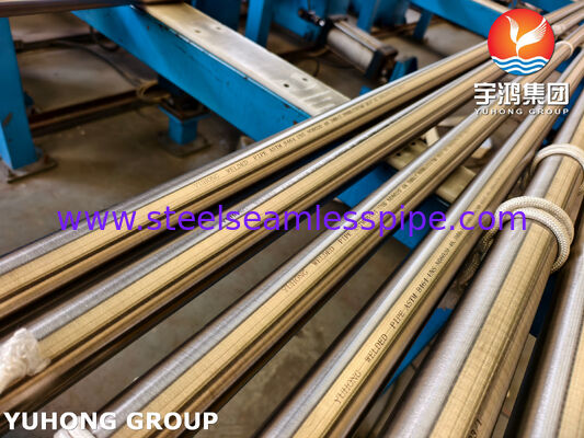 Welded UNS N08020 alloy pipe for general corrosion-resisting and low- or high-temperature service.