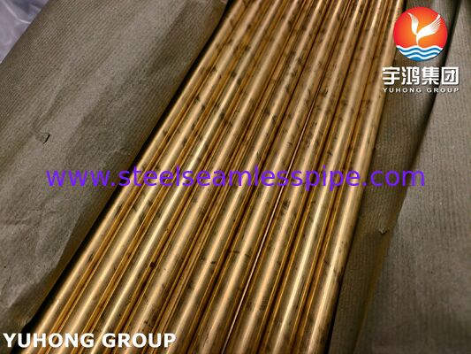 ASTM B111 C68700 Aluminum Brass Seamless Tube for Heat Exchanger and Condenser