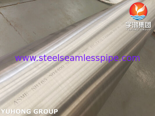 ASME SB165 UNS N04400 Monel400 Seamless Nickel Alloy Pipe For Fluid Transportion Piping