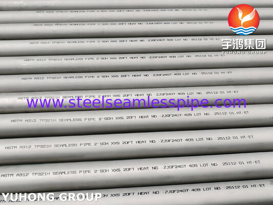 ASTM A312 TP321H S32109 12X18H10T Stainless Steel Seamless Pipe For Refinery