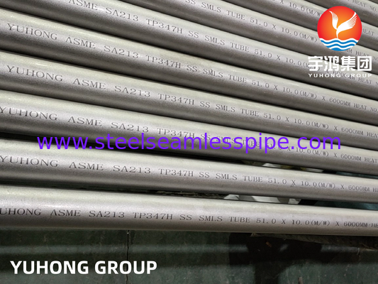 ASTM A213 TP347H Niobium-Stabilized Seamless Stainless Steel Heat Exchanger Tube for High-Temperature Service