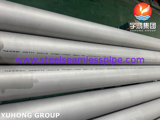 ASTM A312 TP321 UNS S32100 1.4541 Seamless Stainless Steel Pipe For Power Generation