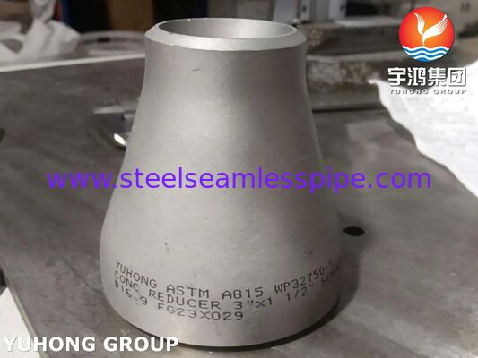 ASTM A815 Super Duplex 2507 Seamless Concentric Reducer Buttweld Pipe Reducer for Offshore Oil and Gas