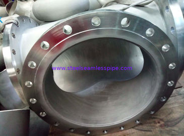 B366 Hastelloy C-276 Pipe Spool Butt Weld Fittings B16.9 Welded With Plate Flange 24" B16.5