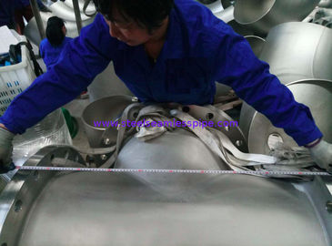 B366 Hastelloy C-276 Pipe Spool Butt Weld Fittings B16.9 Welded With Plate Flange 24" B16.5