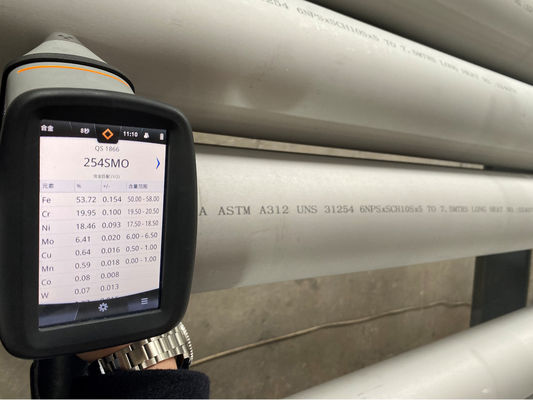 ASTM A312 S31254 Duplex Stainless Steel Pipes For Offshore