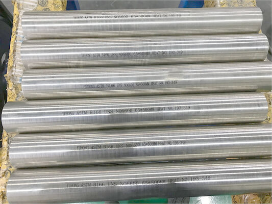 Corrosion Resistant ASTM B166 Nickel Alloy 600 Round Bar 65*500MM.