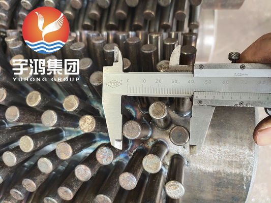 ASTM A312 TP316L Studded Tube Stainless Steel For Heat Exchanger
